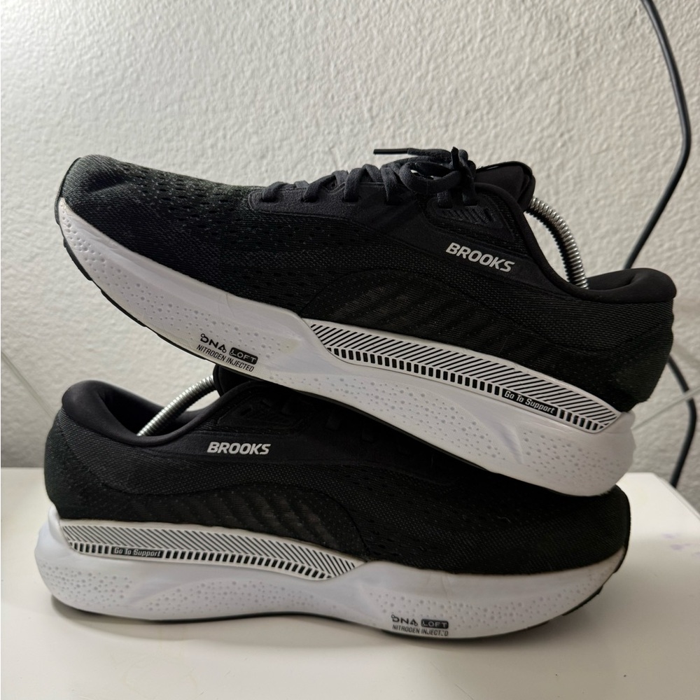 Brooks adrenaline 24 Black and White Athletic Sneakers - Picture 5 of 12